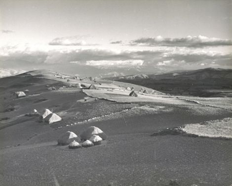 General view of Quechua Indian settlements