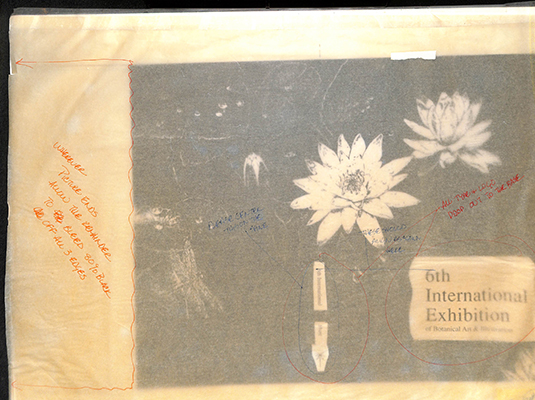 <p>Cover layout for 6th International catalogue.</p>