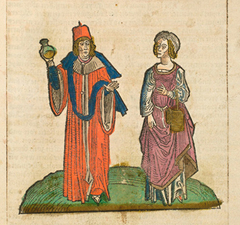 <p>Urine chapter for <em>Gart der Gesundheit</em> (Mainz, Peter Schoeffer, 1485), HI Library call no. CA G244 RR.</p>