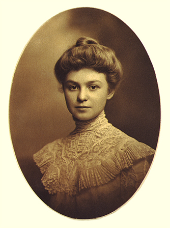 <p>Rachel Miller (1882–1963), unknown location, ca.1907, photograph by ?Edmond Day, HI Archives portrait no. 1.</p>